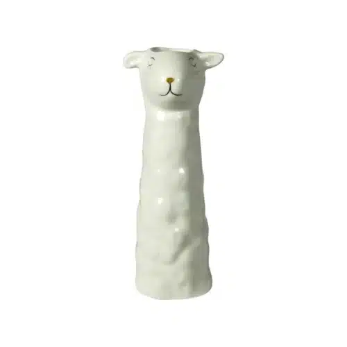 VASE FÅR H13CM KERAMIK