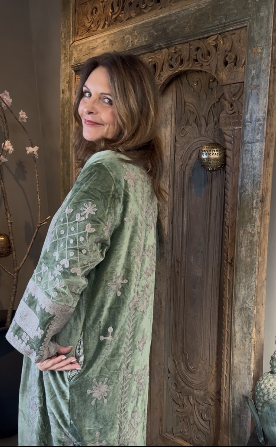 Suzani jakke - Anisette