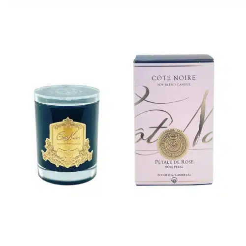 Rose petal - Black & Gold candle 185 g.